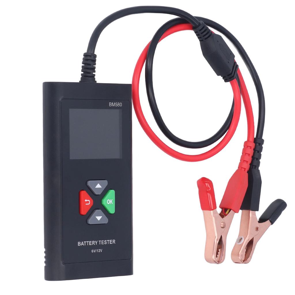 Battery Tester Portable 6V 12V Industrial Automobile Battery Analyzer with 2.4in TFT Color Screen