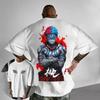 Demon Slayer Anime Printed Men and Women Oversized Tshirt Couple Street Fashion Casual Parent Child Top Harajuku Y2K Summer