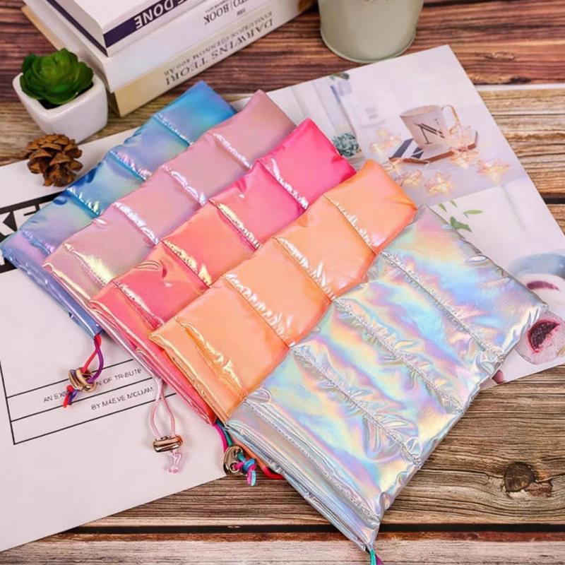 Thermal Phone Case Down Cotton Thermal Warm Cellphone Pouch With Drawstring Outdoor Phone Cover Bags Accessory For Overheating C