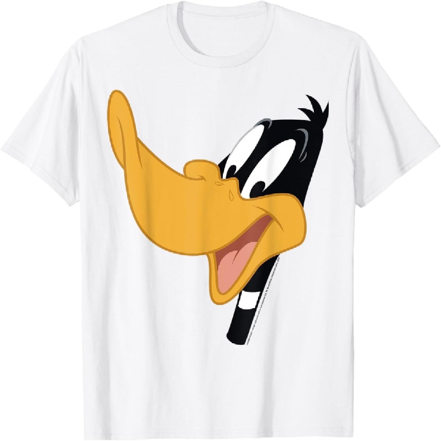 Looney Tunes Daffy Duck Big Face T-Shirt XXXXXL белый