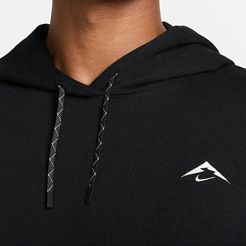 Nike Dri-Fit Trail Warm Comfortable Soft Long Sleeve Sweatshirt Men sweatshirt Black Summit-White HJ3570-010