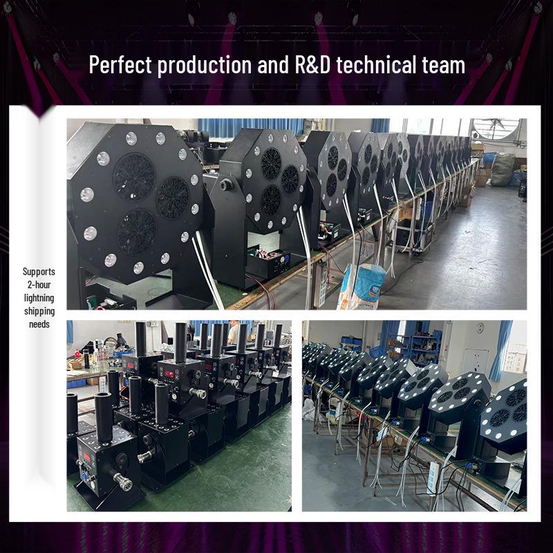Dual-Wheel Smoke Bubble Machine for Events & Weddings
