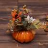 Halloween Foam Pumpkin Desktop Ornaments - Creative Small Pumpkin Decorations