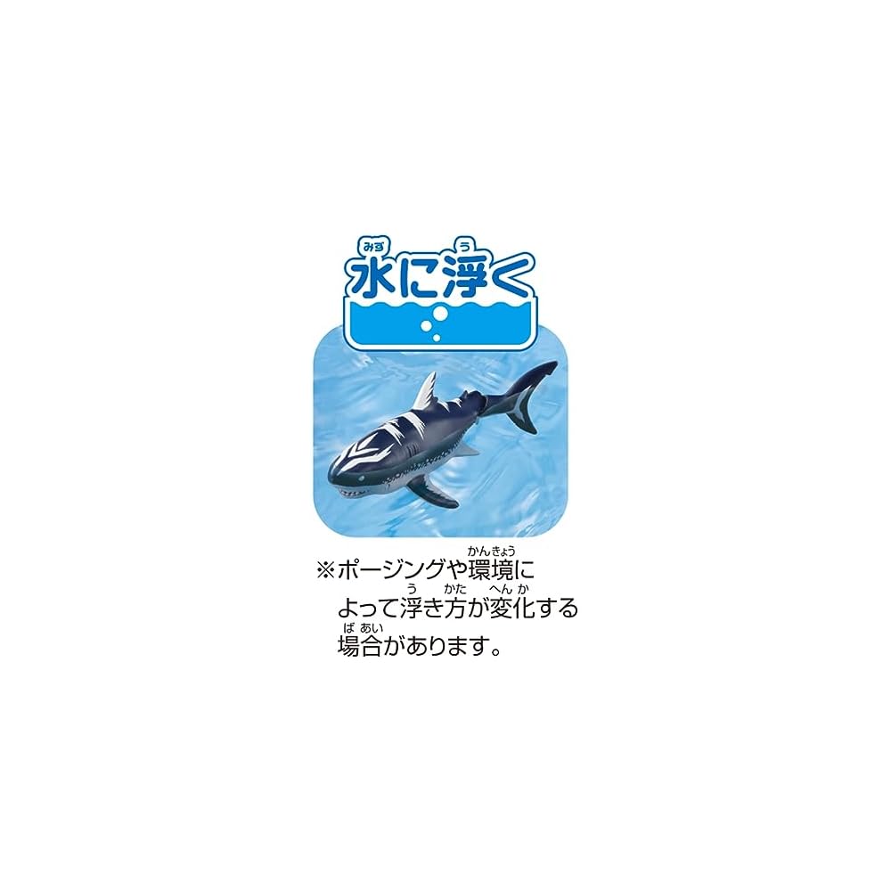 Takara Tomy Ania Adventure Continent Megalodon Dinosaur Toy for Ages 3 and Up