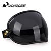 Uchoose Adatta a Tutti Casco Integrale Mezzo Casco Moto Vintage Retro Scudo Bolla Visiera Lente Occhiali da Sole Occhiali Accessori