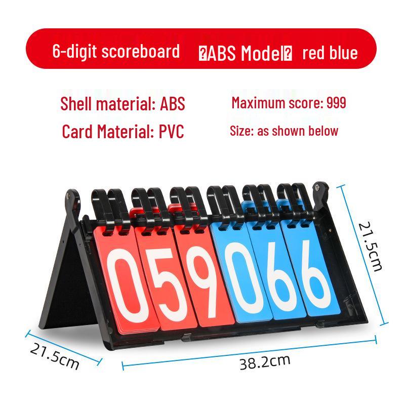 Versatile Sports Flip Scoreboard for Table Tennis, Football, Badminton, Basketball