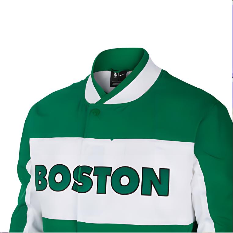 Nike NBA Boston Celtics Color Block Basketball Jacket Men Jacket Green AQ8128-312