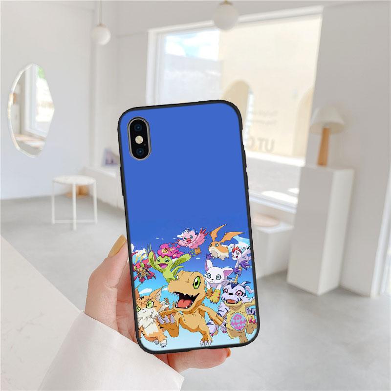 PP23 D-Digimons Soft Shell Phone Case for OPPO A40 A60 A80 A15 A16 A16K A12 A17 A17K A54 A54S A53 A53S A55 A56 A57 A98 F23