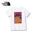 The North Face Short Sleeve Graphic UV Organic Size 110 Tee, Unisex, Protection, Cotton, White,