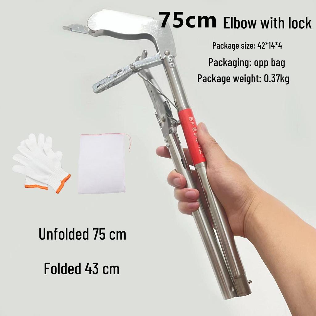 Telescopic Stainless Steel Fish, Shrimp, and Eel Catcher Hook