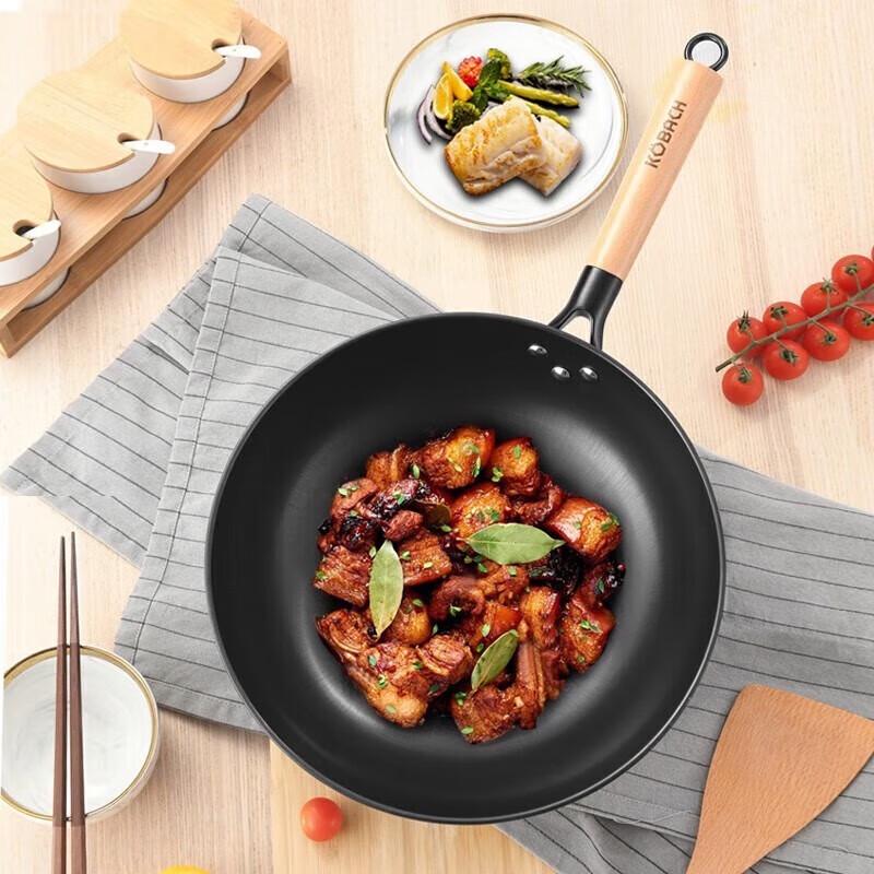 

Kangbach 32cm Fine Iron Wok for All Cooktops
