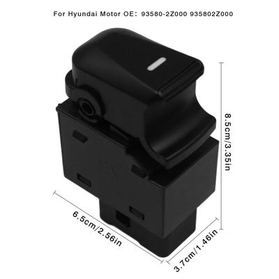 Window Lifter Control Plastic Car Buttons Switch Heat-resisting Window Regulator Controller Replacement for