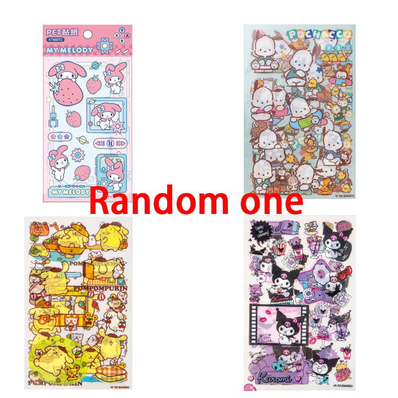 Series New Of Diy Stickers With High Aesthetic Value Featuring Cute Cartoon Decorations And No Cutting Handmade Stickers Gift