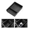 For Honda WR-V WRV 2023-2025 Armrest Lower Storage Box Car Tray TPE Organizer Accessories Tidying Black