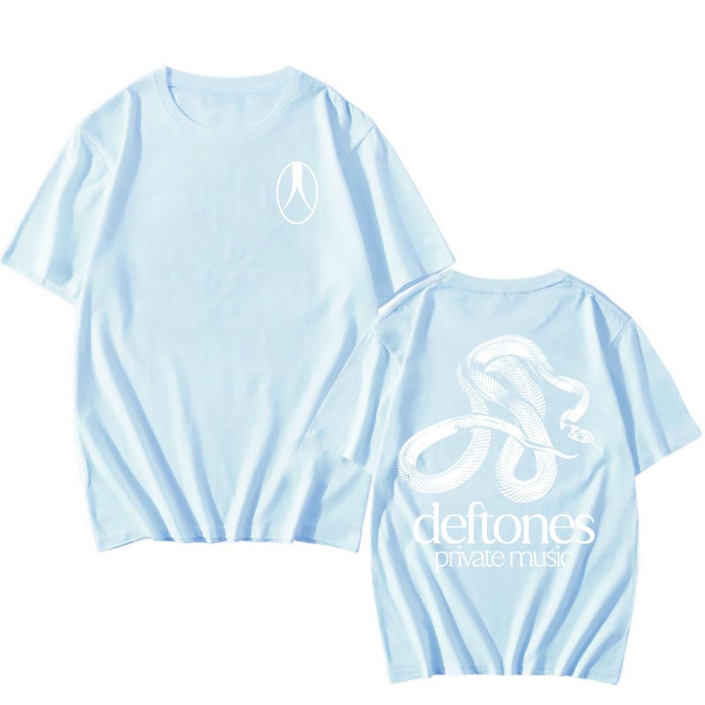 Deftones Snake Tee Private Music Album Druck T-Shirt Baumwolle Mode Kurzarm T-Shirts Damen Herren T-Shirt Unisex