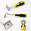 Metal Blades Cleaning Scraper Non-Slip Grip Two-Color Grip Glue Removal Blade Handheld Scraper Compact Structure