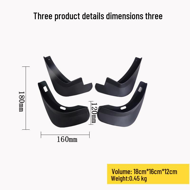 

Soft Rubber Mud Flaps for Ford S-MAX 2006-2013 Car Modification Ford Max S-MAX 2006-2013