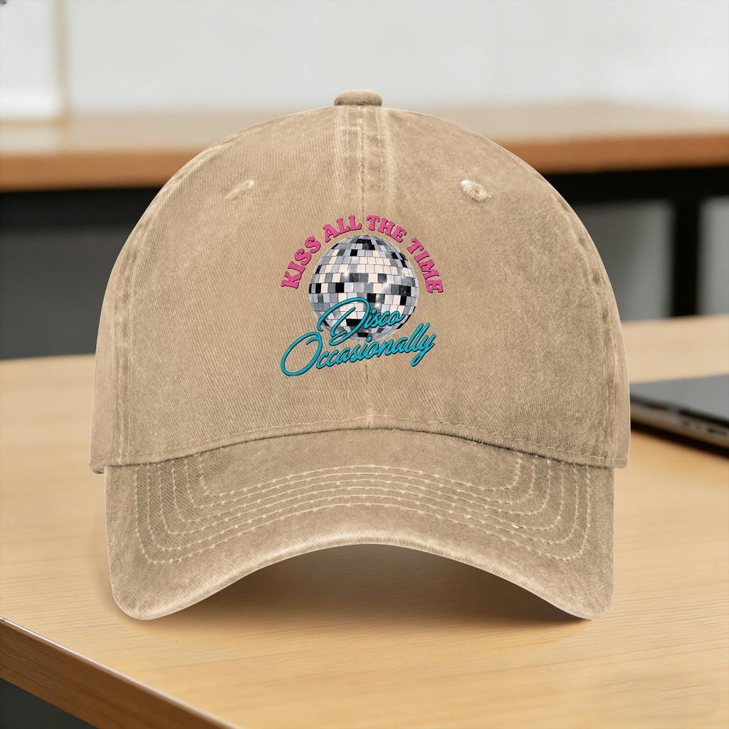 Harry Style Küss Mich Die Ganze Zeit Disco Gelegentlich Discokugel Baseballkappe Cool Unisex Truckerhut Design Laufen Hippie Baseballkappe