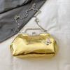 Gold Silver Party Purse Clutch Bag For Women Brand Shell Bag Handbag High Quality Pu Leather Shoulder Crossbody Bag