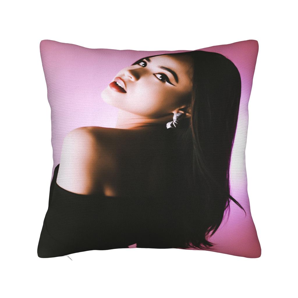 Actor S-Sofia C-Carson Pillow Cover  Novelty Pillow Case For Living Room Chair Soft Cushion Cover Birthday Present