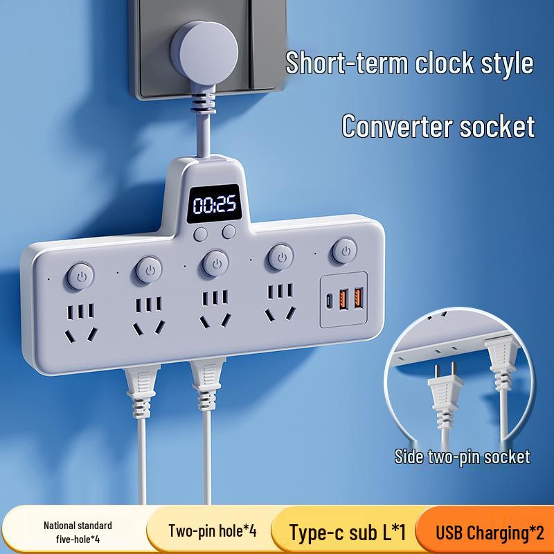 USB Wireless Konverter & Multifunktionale Steckdosenleiste mit unabhängigem Zeitschalter