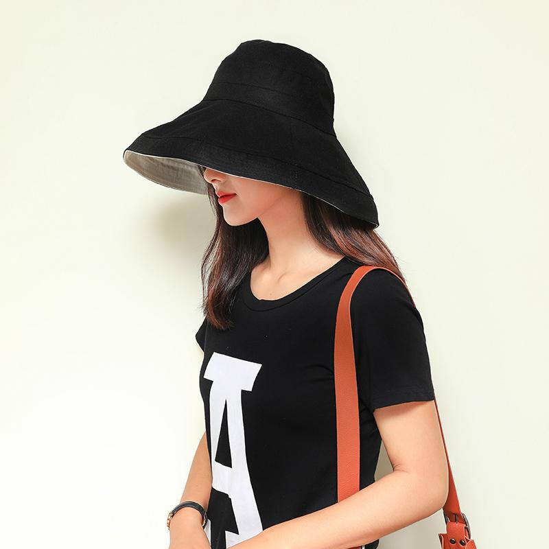 Custom logo Outdoor Cotton Sunshade Fisherman s Bucket Hat 55-60cm чёрный