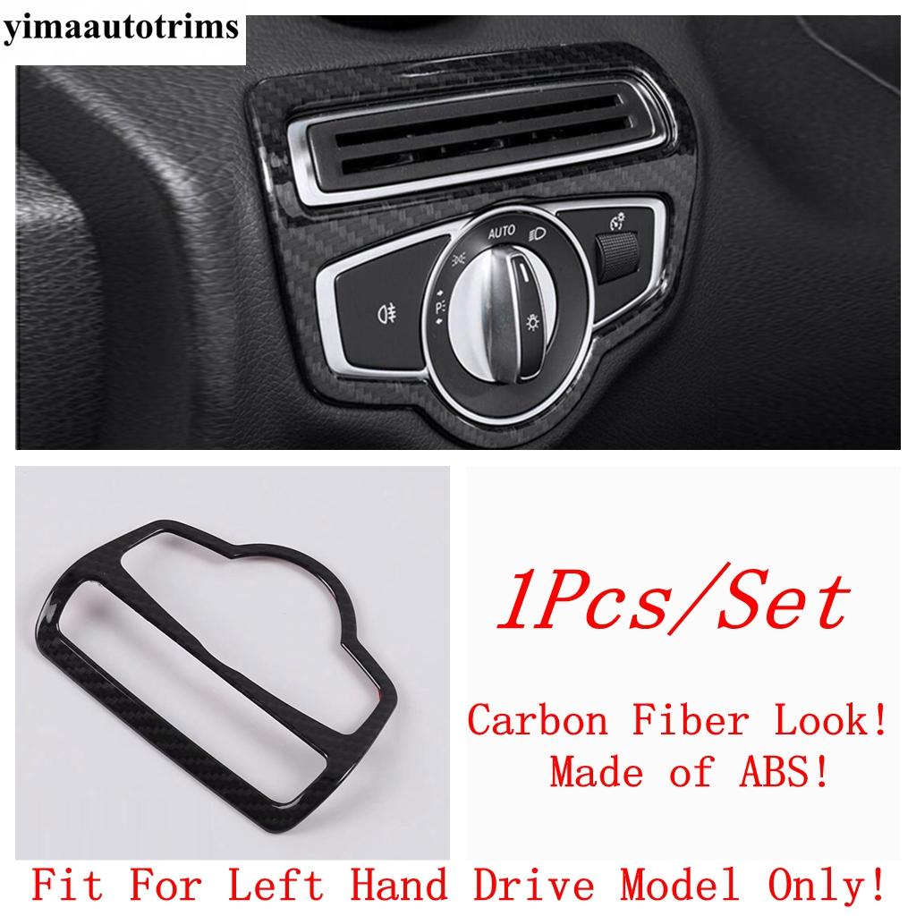 Seat Belt Cap / Window Lift / Hand Brake / Seat Adjust Panel Cover Trim Accessories For Benz C CLASS W205 C200 C260 2015 -