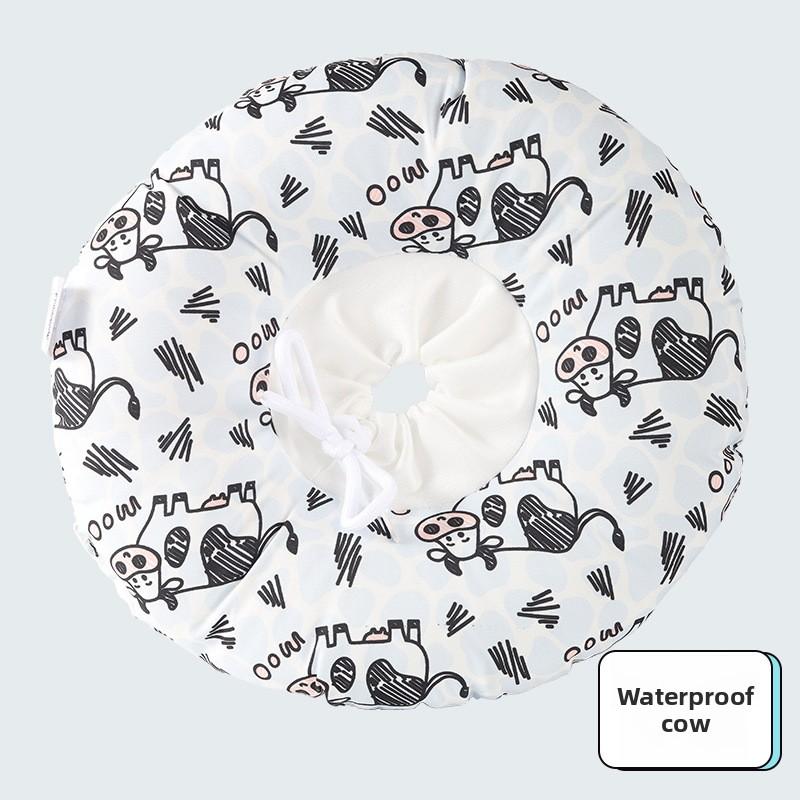 White Circle Cat Cotton Neck CoverUniversal Anti-scratch Cat and Dog Collar Protective Ring Beauty Cover Shame Ring
