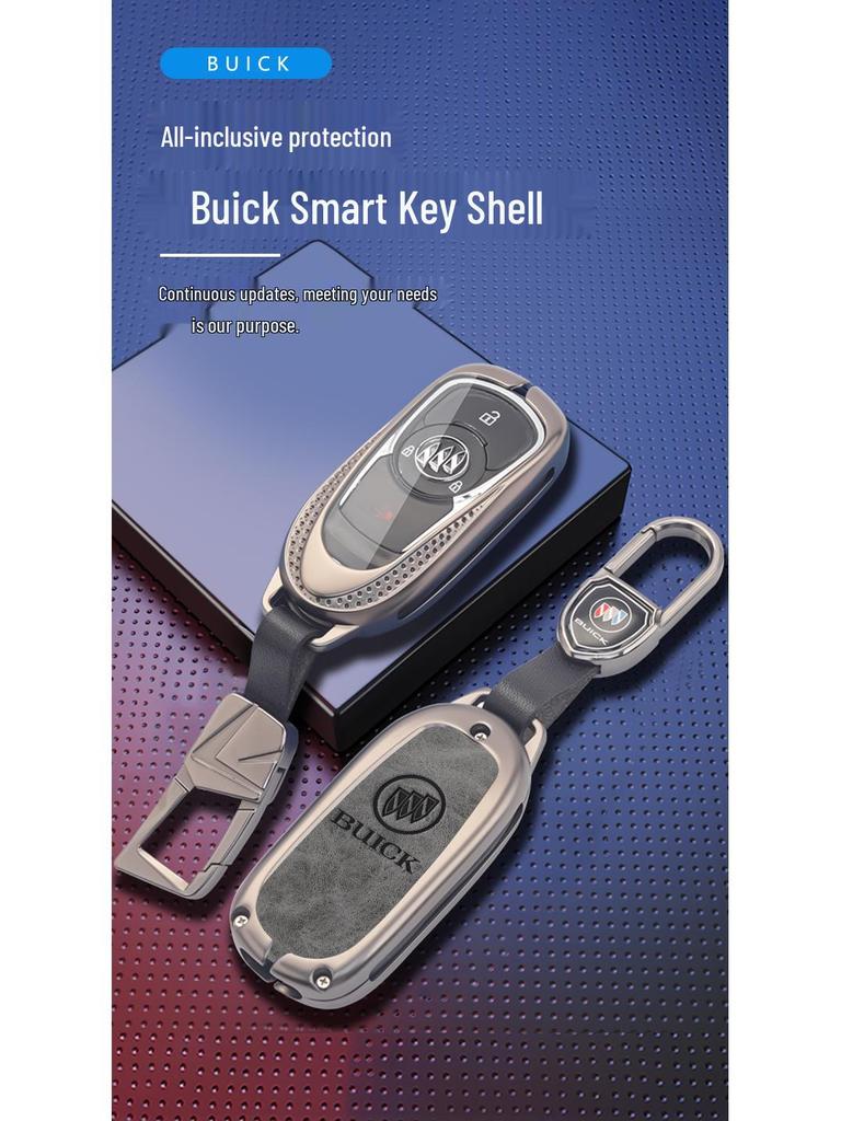 Buick Key Case for Regal, Envision, Enclave - 2022 Model Shell & Buckle