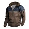 Men  Leisure  Fashion  Hooded Hood  Zipper  Hoodie