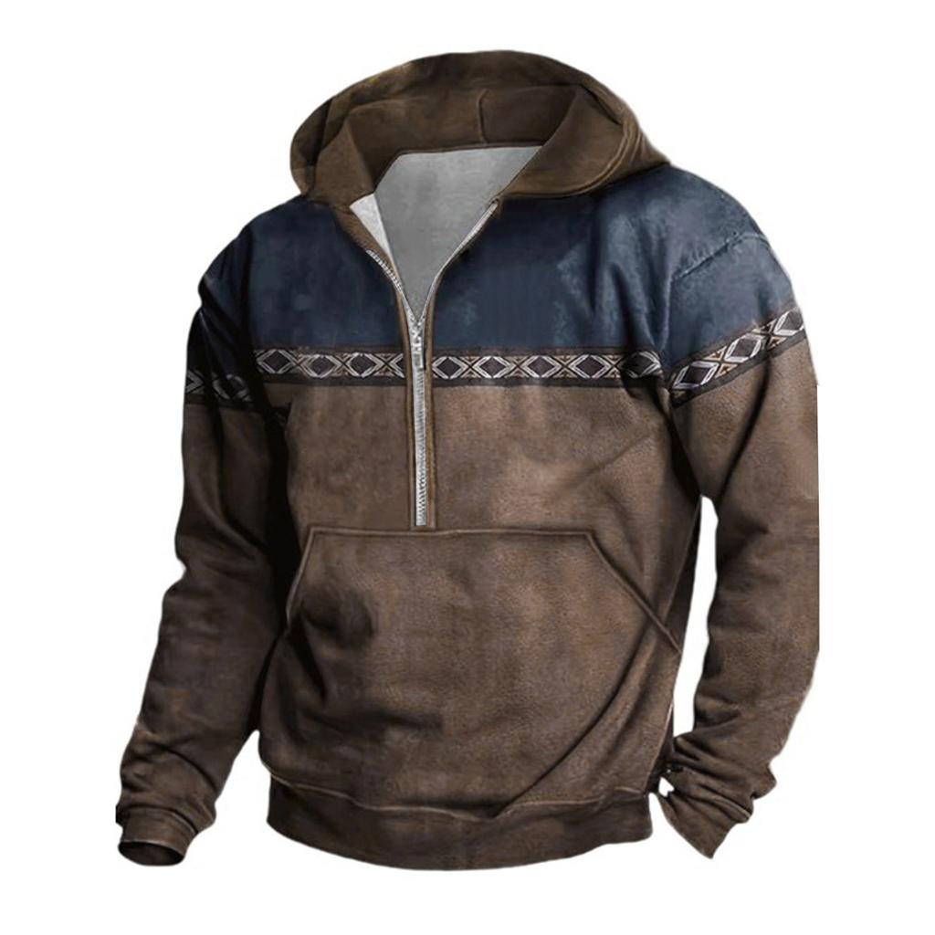 Men  Leisure  Fashion  Hooded Hood  Zipper  Hoodie