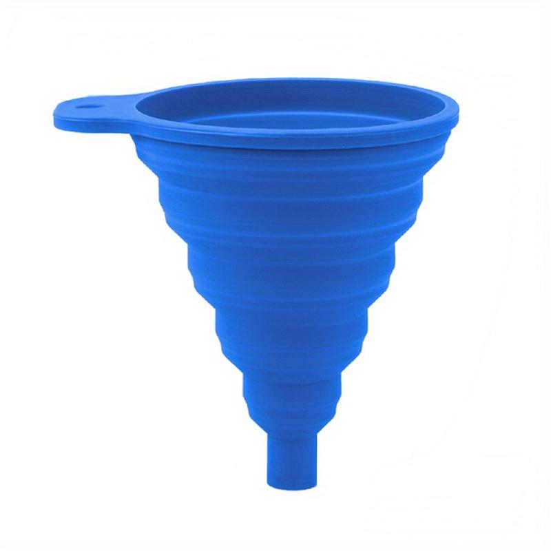 Motorcycle Engine Oil Funnel Car Universal Silicone Liquid Funnel Foldable Portable Oil Change Telescopic LongNeck Liquid Funnel