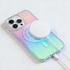 Rainbow Gradient Sparkling Magnetic Cover for Girls To Use For iPhone 17 Pro Max 16e 17 15 14 13 12 11 Pro Anti-drop Phone Case