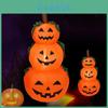 Impressionante Decoração Inflável de Halloween de Abóbora de 1,20m com Luzes LED Brilhantes para Diversão ao Ar Livre