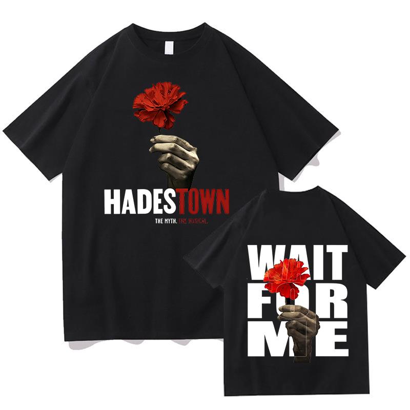 Hadestown The Musicalr Tour 2026 TShirts Short Sleeve Unisex Album Clothing Fan Merch For Summer Pure Cotton Fashion Streetwear