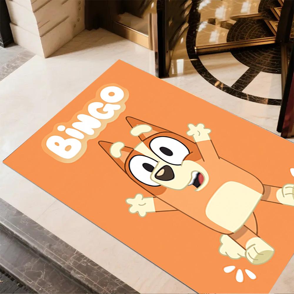 Bluey's Colorful Adventures Floor Rug Office Rug Suitable for Playrooms Study Room Entryway Decorate Room Antislip Carpet Decorate Offices