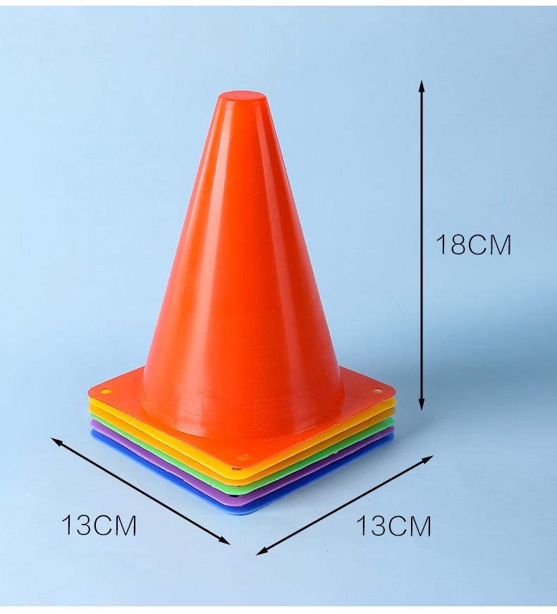Ring Toss Sensory Training Set: Plastic Rings, Obstacle Barrels & Ice Cream Cone Rings for Outdoor Play