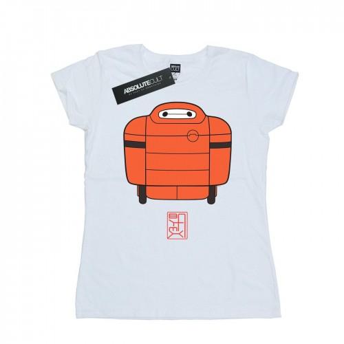 

Disney Womens/Ladies Big Hero 6 Baymax Suit Cotton T-Shirt XXL білий
