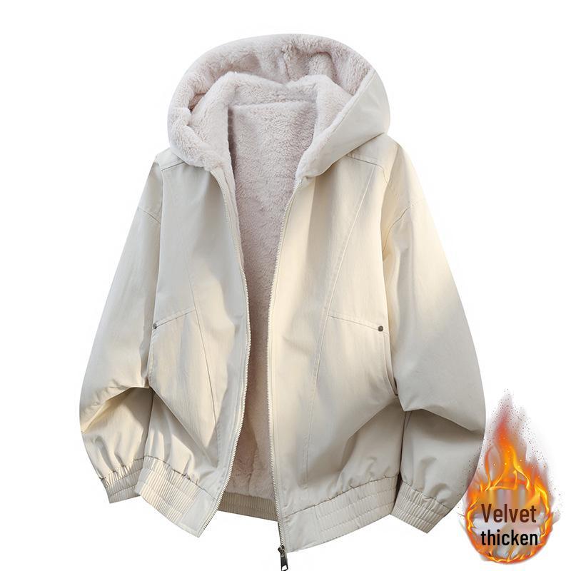 Winter Thickened Hooded Cotton Jacket: Warm, Casual, Versatile, Fashionable Outerwear 4XL