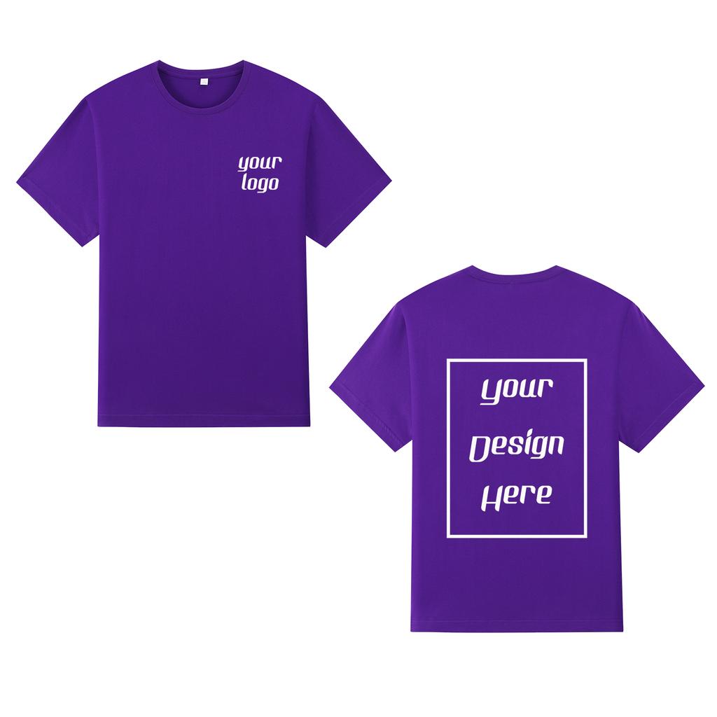 Streetwear Tilpasset Mønstertrykk T-skjorte Harajuku Casual O-hals Topp Korte Ermer Unisex 100% Bomull Gruppe T-skjorte