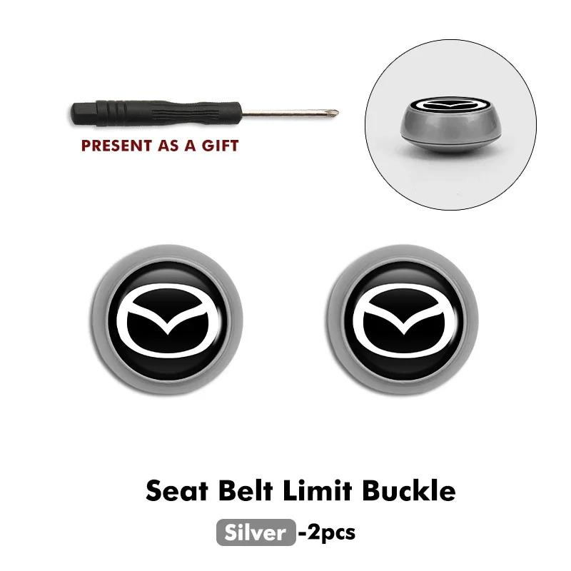 

2025 Hot Car Seat Belt Limit Buckle Adjustable Nonslip Belt Clip Locator For Mazda Atenza Demio CX3 CX5 CX7 CX30 MX3 MX5 Speed M