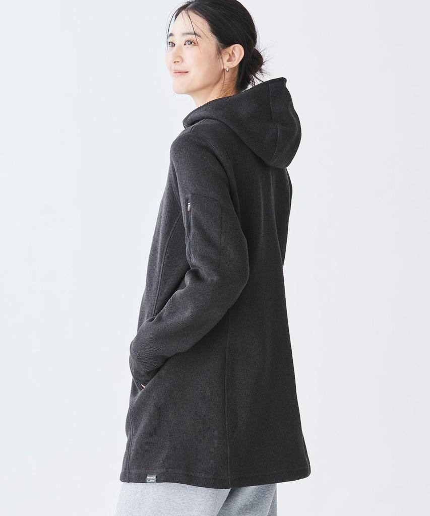 Sweater Fleece US Fit Size 0PPK912004 L.L.Bean Women's L.L.Bean Coat, Regular, Medium, Gray,