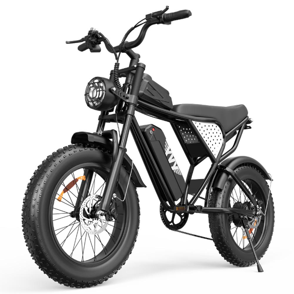 YVY C20Lite Off-Road & Mountain Adult Electric Bicycle 1000W 48V15Ah Pedelec, Front Fork Suspension, 20" Fat Tire E-Bike for Outdoor Adventure