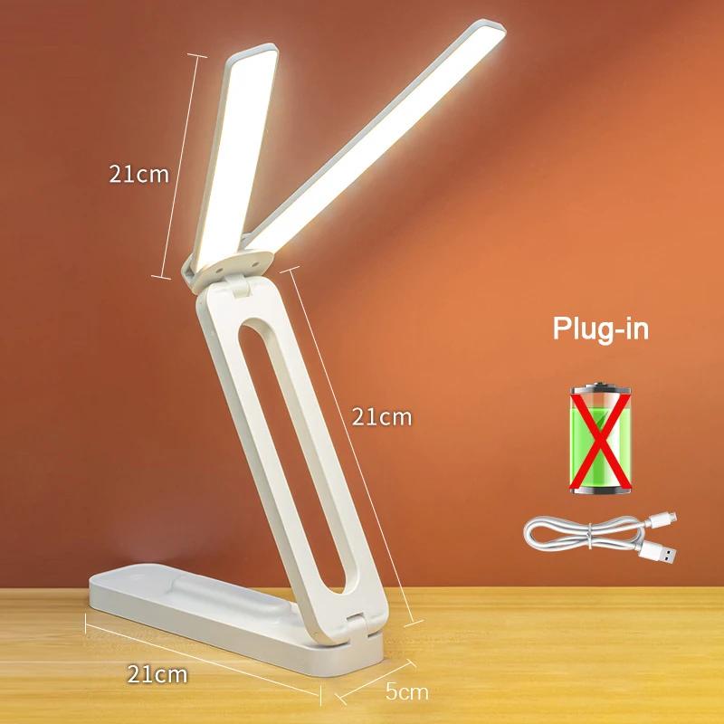 Multifunctional Folding Reading Desktop Desk Lamp Infinite Dimming Eye Protection Bedroom Living Room Study Led Desk Light