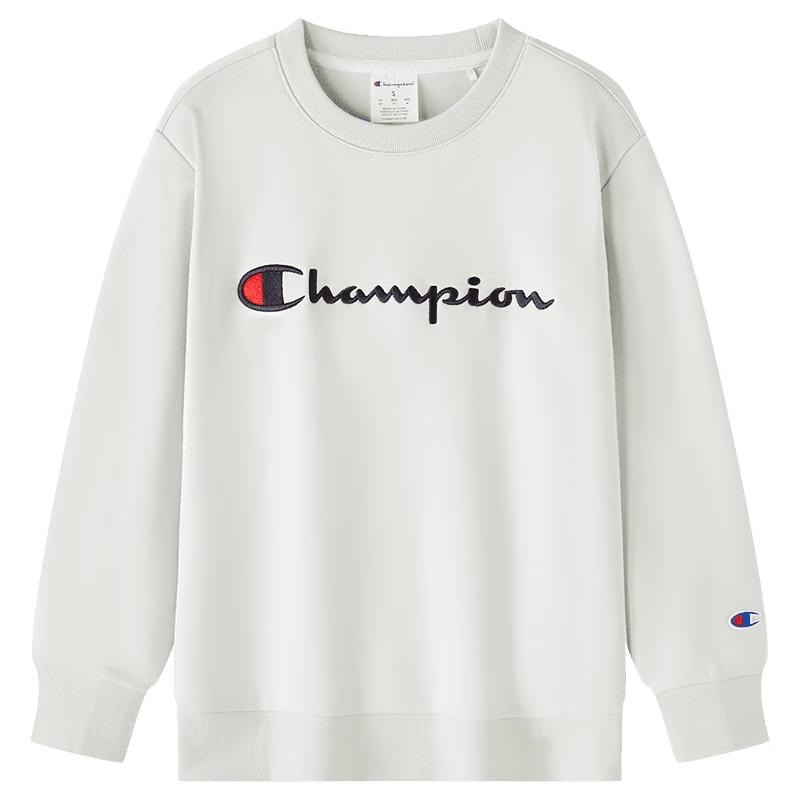 Champion Kids' Classic Logo Embroidered Fleece Crewneck Sweatshirt