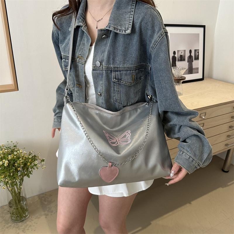 Stylish And Trendy 2024 Pu Tote Handbag Large Capacity Soft Shoulder Bag For Women