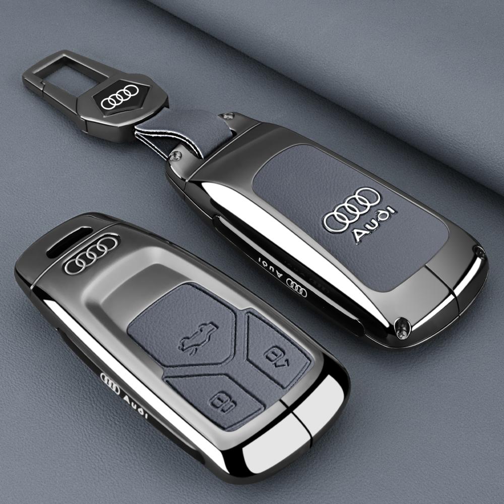 NEW Zinc Alloy Fashion Car Remote Control Key Case Cover For B Q3 A4 A5 Q5 Q7 SQ7 8W S4 S5 TT TTS 8S RS Keychain Accessories
