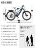 KIMDYMA K02 Adult Electric Bike 48V20AH1500W Motor 27.5×2.8 Inch Fat Tires, Torque Sensor, All-terrain Electric Bicycle