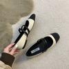 Koreanische Version von Damenschuhen zu Röcken Mary Jane Schuhe Xiaoxiangfeng flache Schuhe Französische Abend-Einzel-Schuhe Frühling 2025 Damenschuhe Lederschuhe