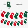 Santa Claus Christmas Bunting: Hanging Ornaments for Shop Window and Scene Decoration